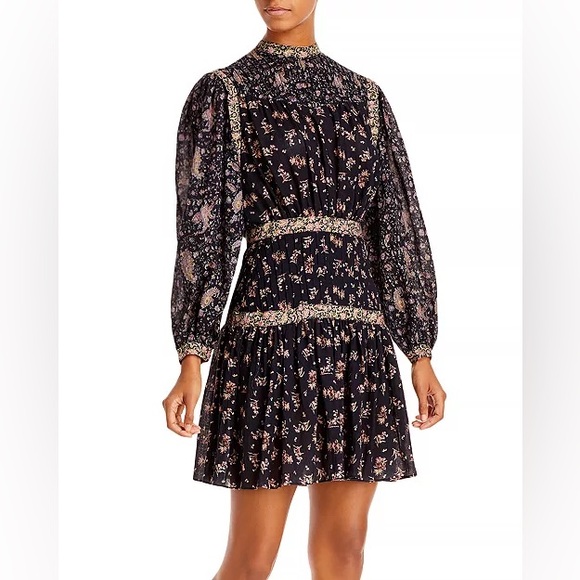 Rebecca Taylor Dresses & Skirts - Rebecca Taylor La Vie Mixed Print Dress